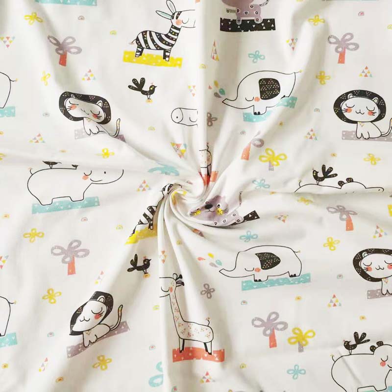 Baby Clothing Quality - Tessuto Interlock in Puro Cotone 190gsm