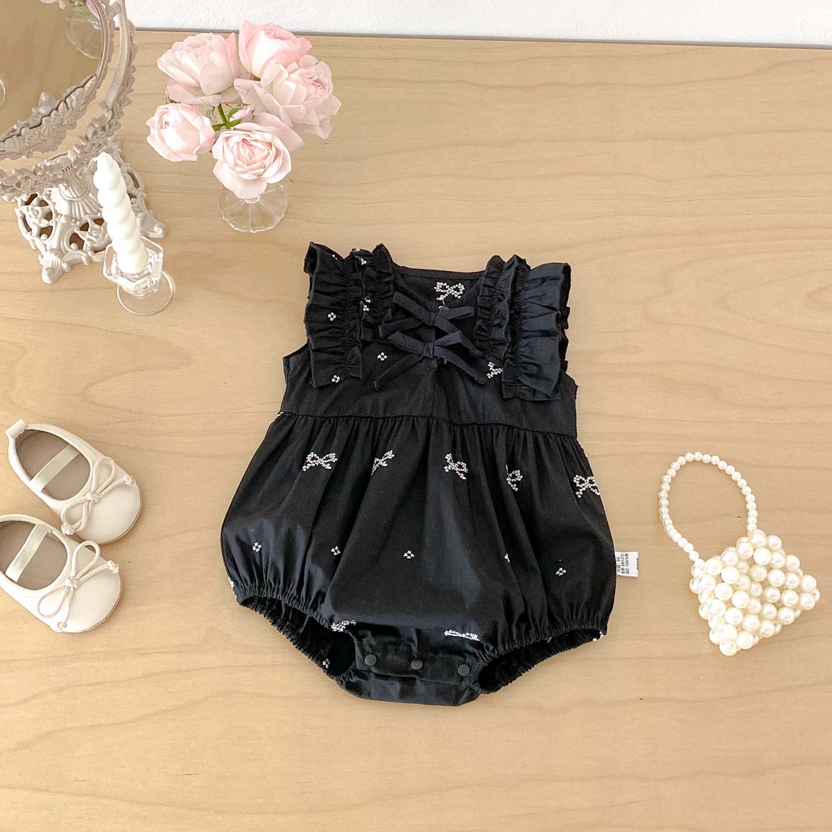 Baby Clothing Online - Tutina estiva per bambina con stampa