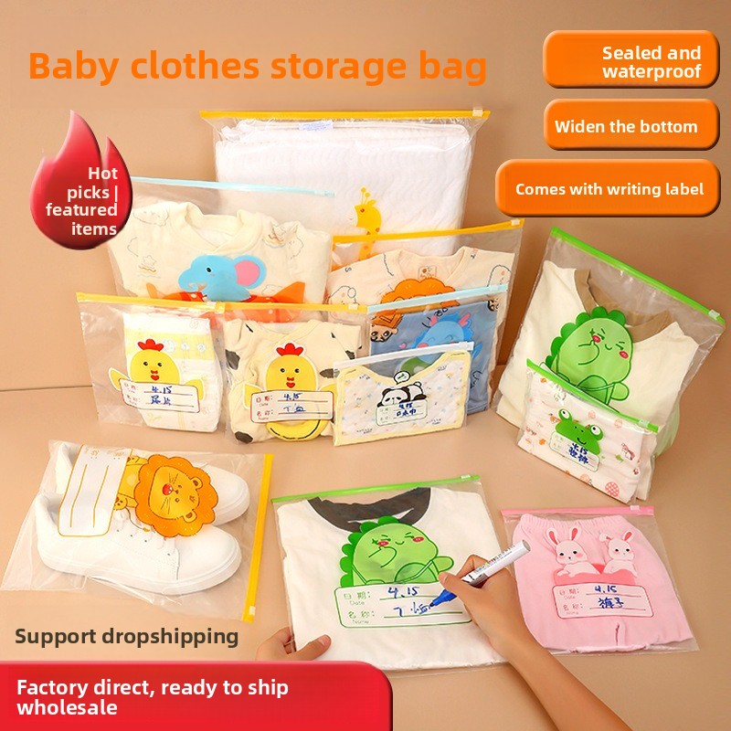 Baby Clothing Storage - Borsa portaoggetti per vestiti da asilo,