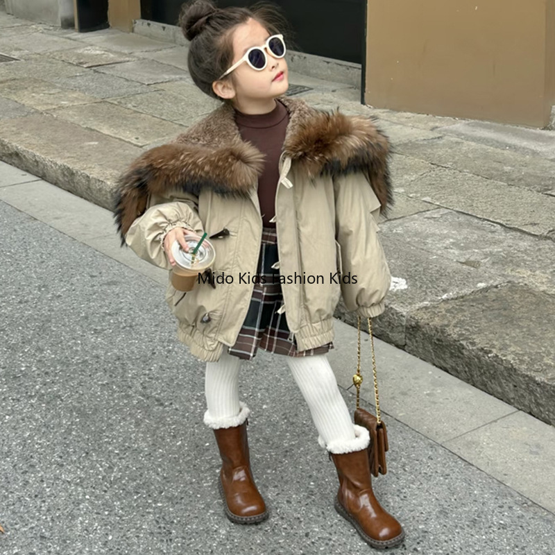 Baby Clothing Designer - Cappotto imbottito in pelliccia sintetica di