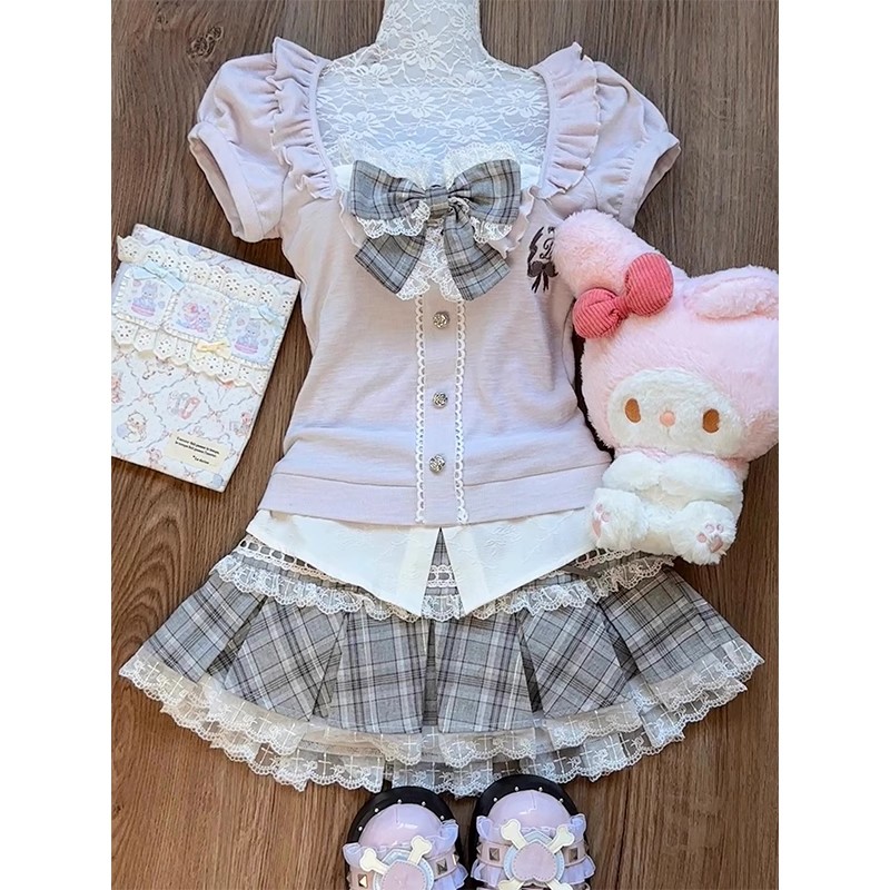 Top da donna in pizzo rosa con - Summer Short Set recensione e prezzo