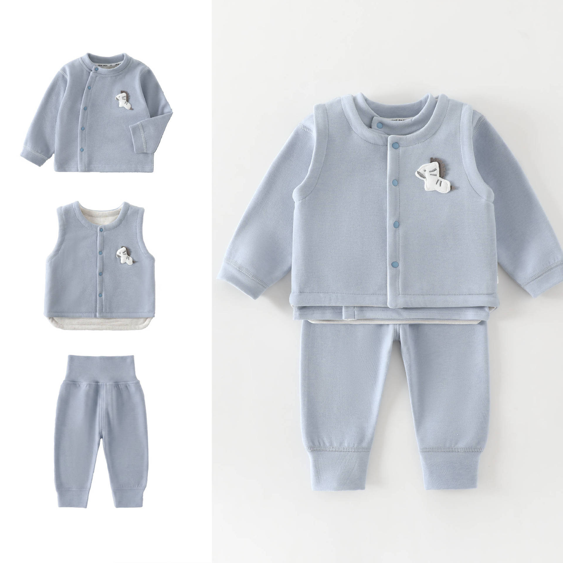 Set 3 Pezzi per Bambini 0-4 An - Baby Clothing Quality recensione e prezzo